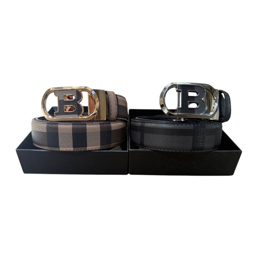 Elegant Fashion Designer Belt PU Leather Alloy Buckle Gold or Silver Size 28-42 - Picture 2 of 8